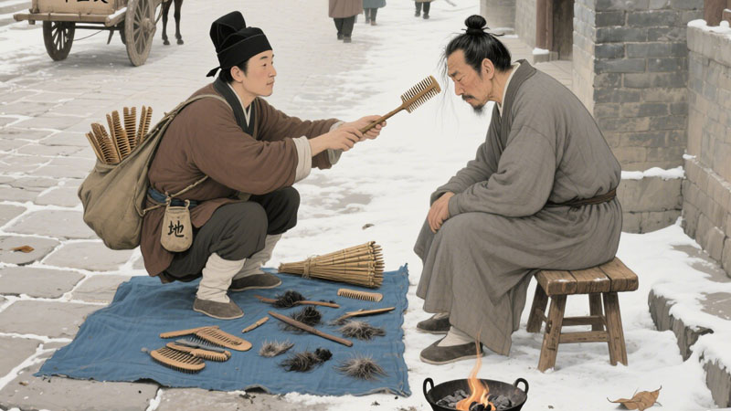 篦 头 来